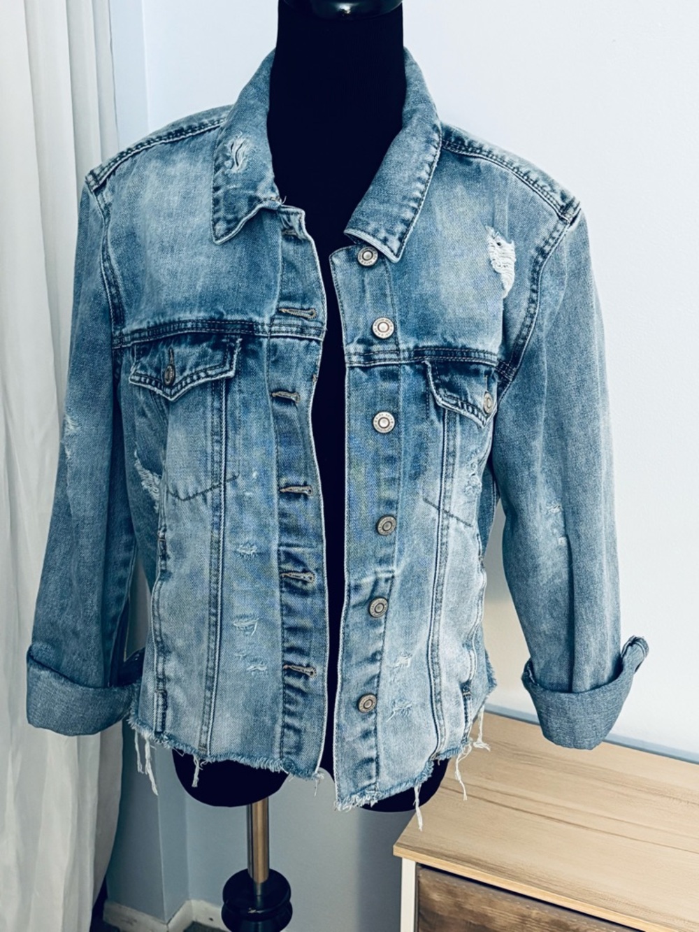 Kensie Light Blue Denim Jacket